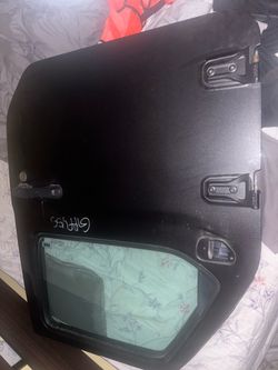 2018 jeep wrangler door with inside panel and window