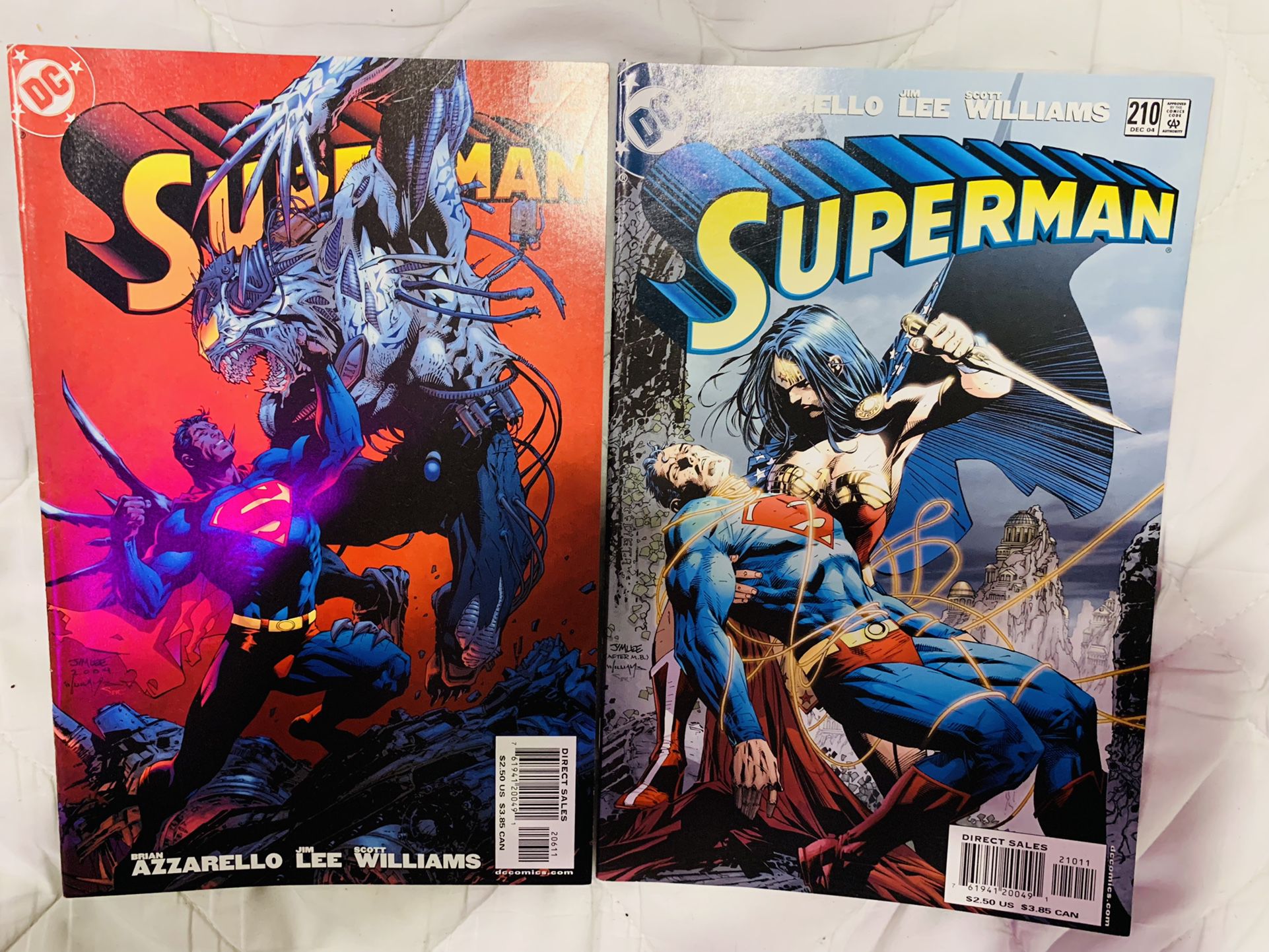2 DC Superman Comics # 206 & # 210