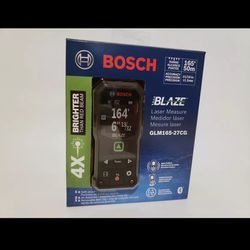 Bosch GLM165-27C BLAZE 165-ft Indoor Laser Distance Measurer Backlit Display New