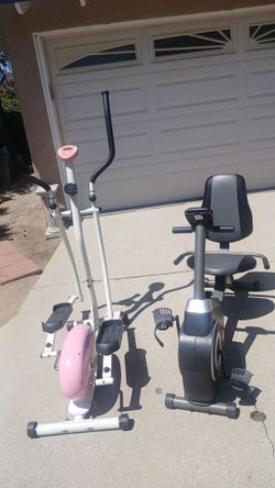 Bike $65, Elliptical $30