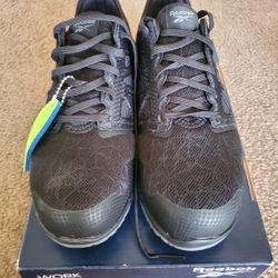 Reebok steel toe safety work shoes - NEW - Zprint steel toe men's size 6.5