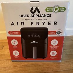 Uber Appliance XL Deluxe Air Fryer 5QT NEW