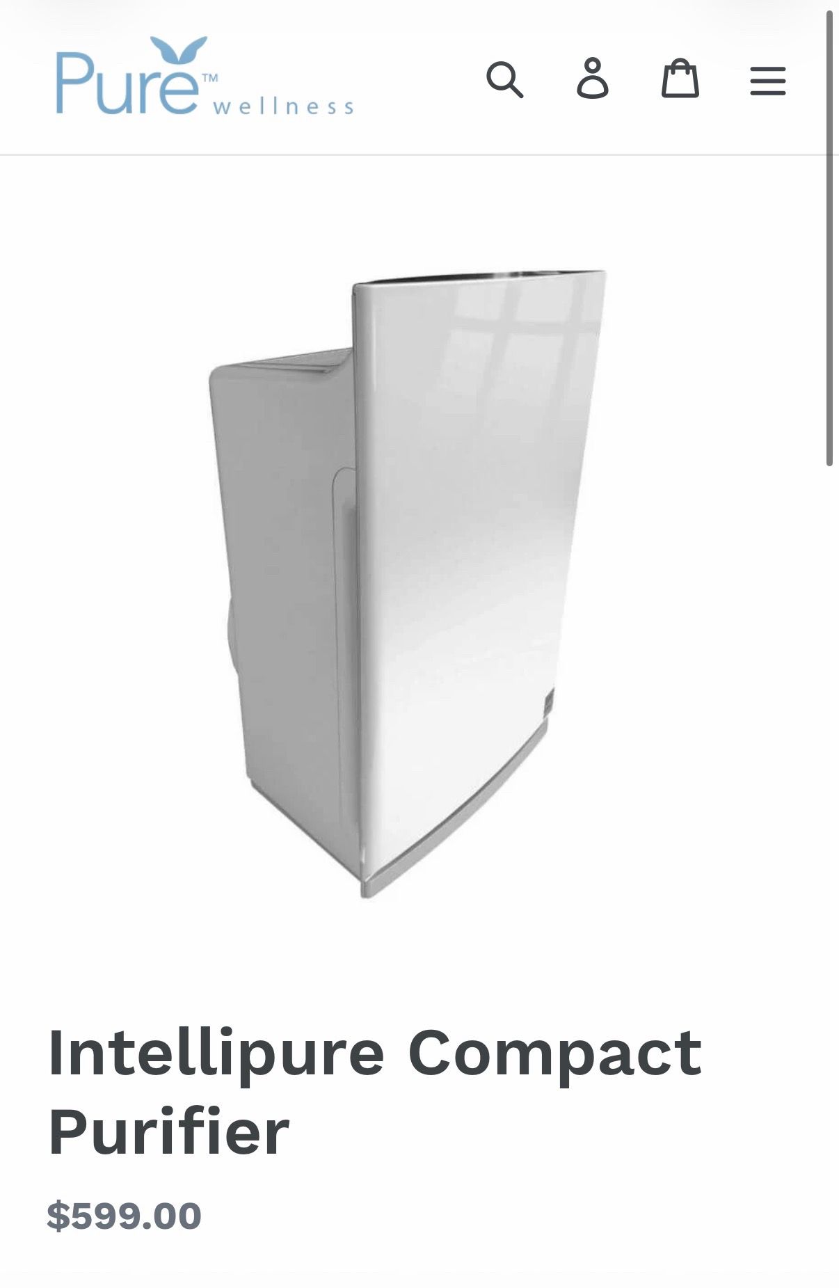 Intellipure Compact Air Purifier 10600-9