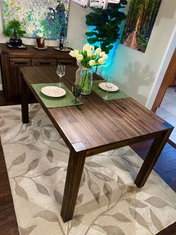 Dining table and side server