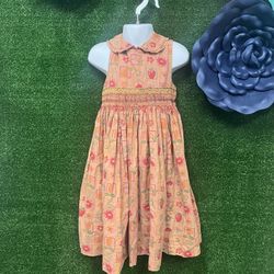 M.c. Connection Size 4 Toddler Dress Multicolor With Belt 