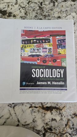 Essentials of Sociology by James M Henslin 13th edition