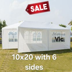 10x30,10x20,10x10 Canopy Tent with Walls, Tents for Outdoor Events Outside Party Tent for Backyard White Tent Wedding Tent for Patio, different Price