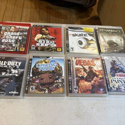 Collection Of Vintage Ps3 Games