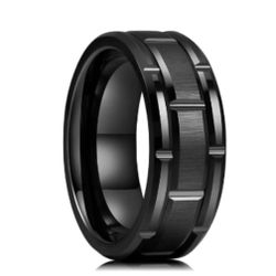 R279- Beautiful Titanium Men Ring!
