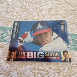 Atlanta Braves Andruw Jones 1998 Upper Deck Collectors Choice The Big Show Insert Baseball Card 