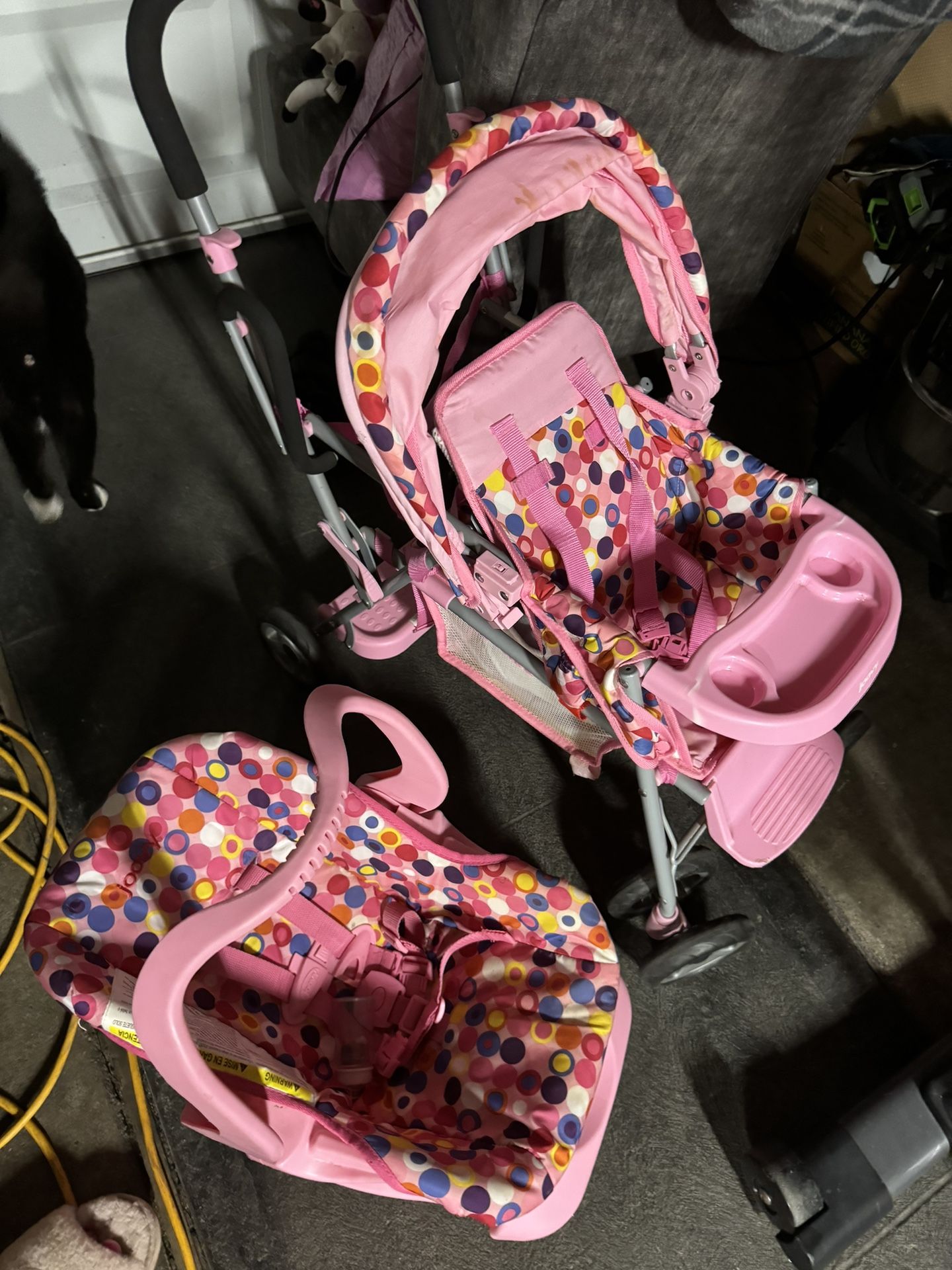 Pink joovy stroller sales