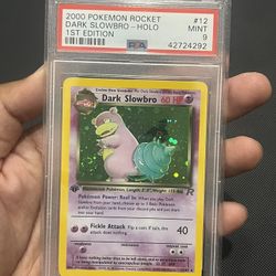 Pokémon 1st Ed PSA 9 Slowbro - SWIRL 