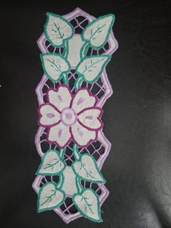 Handmade embroidery.