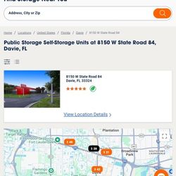 One Month Storage