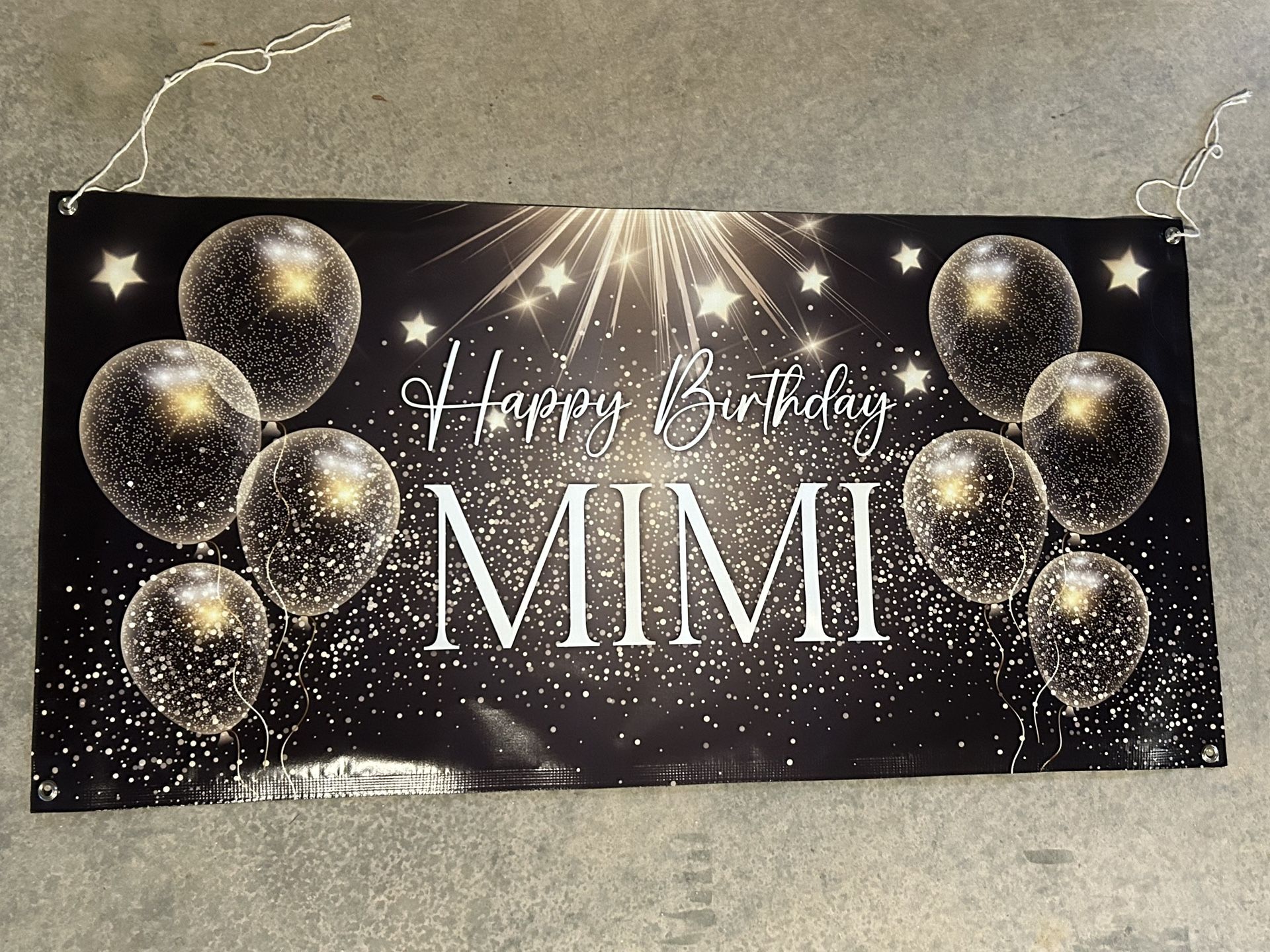 Mimi Custom Birthday Banner
