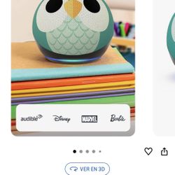 Amazon Echo Dot Kids (latest model), Designed for children, features parental controls, Owl design