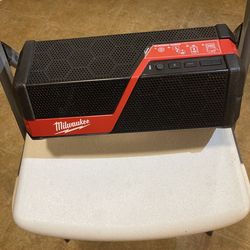 Milwaukee Bluetooth speaker for $90.00 CASH ONLY PICK UP ONLY ALL SALES ARE FINAL