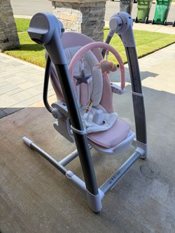 Baby high chair and swing
