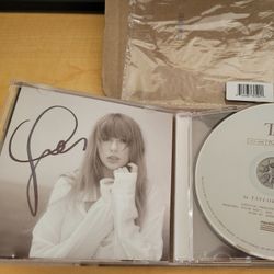 Taylor Swift Tortured Poets Department CD w/ Hand Signed Photo