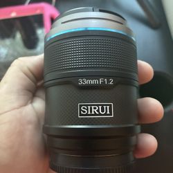 Sony Sirui 33mm 1.2 Lens