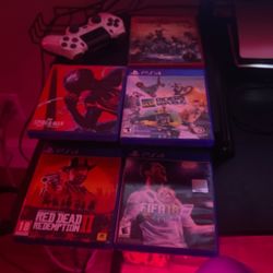 Look At The Full Description PS4 Pro And Games (normal Used)