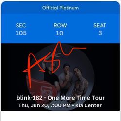 Blink-182 Tickets | Thu Jun 20 - With Pierce The Veil