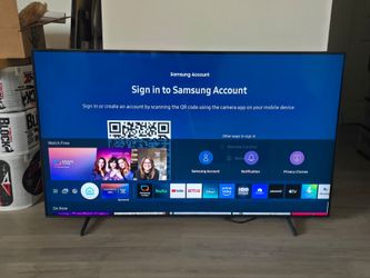 Samsung QLED Q6DA 55" TV- Black