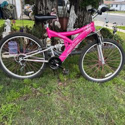Mountain Bike Size 26 Hot Pink Is New