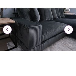 Luxe 108" Wide Right Hand Facing Sofa & Chaise by Sean & Catherine Lowe