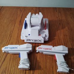 ProjeX Projecting Game Arcade W/ Two Controllers And Two Game Options