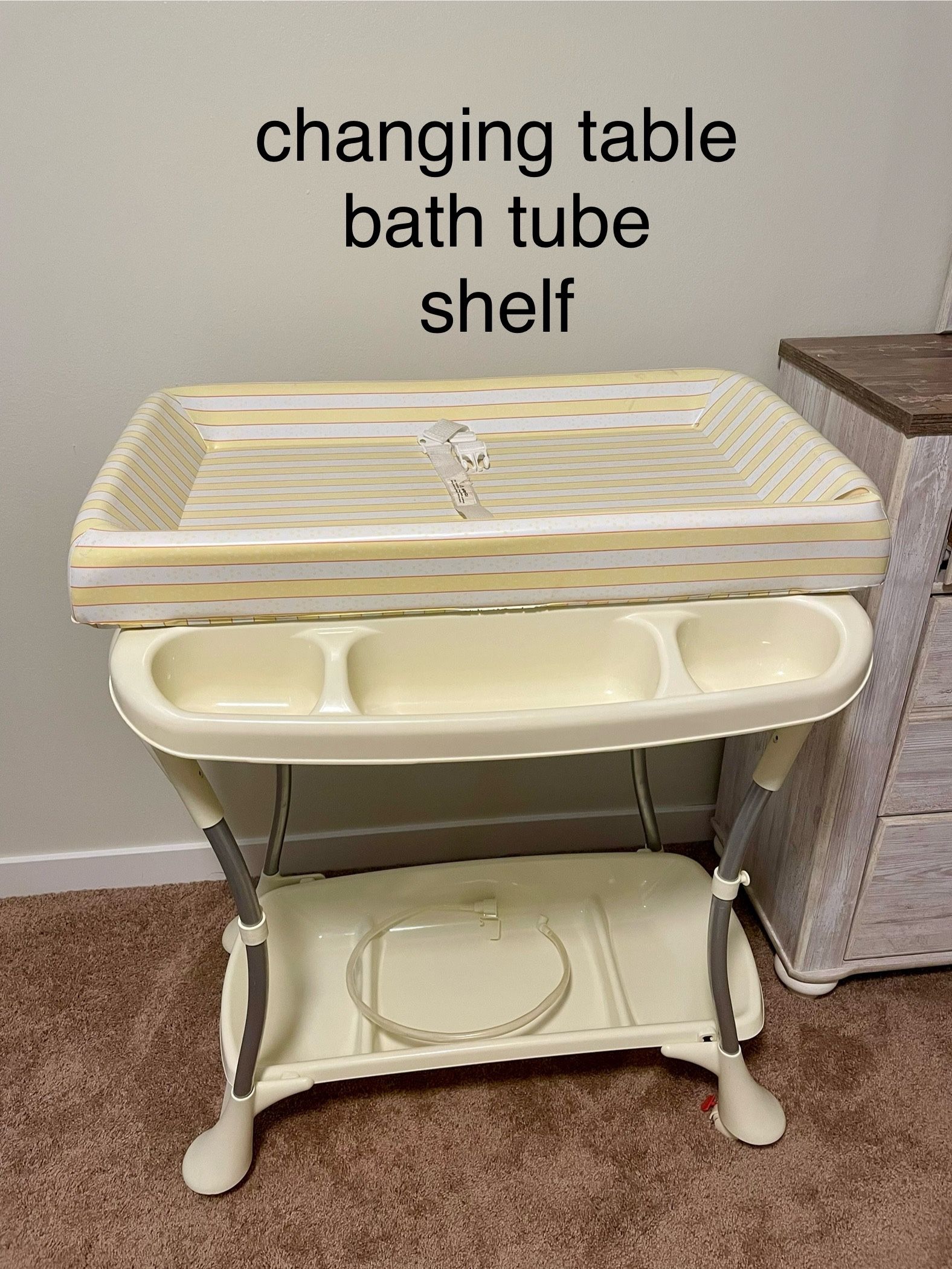 Changing Table with Baby Bath 3 in 1