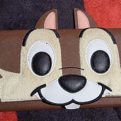 Loungefly Chip N Dale Wallet Heart Logo Rare New With Tags 