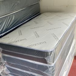 Twin Size Mattress 10” Inches Thick New From Factory Also Available in: Full, Queen, King Same Day Delivery