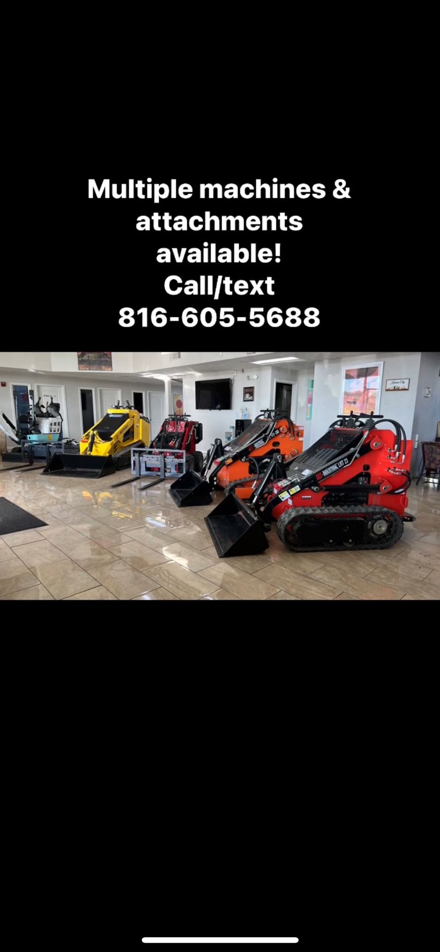 Skid Steers | Excavators | Attachments – Equipment for sale!