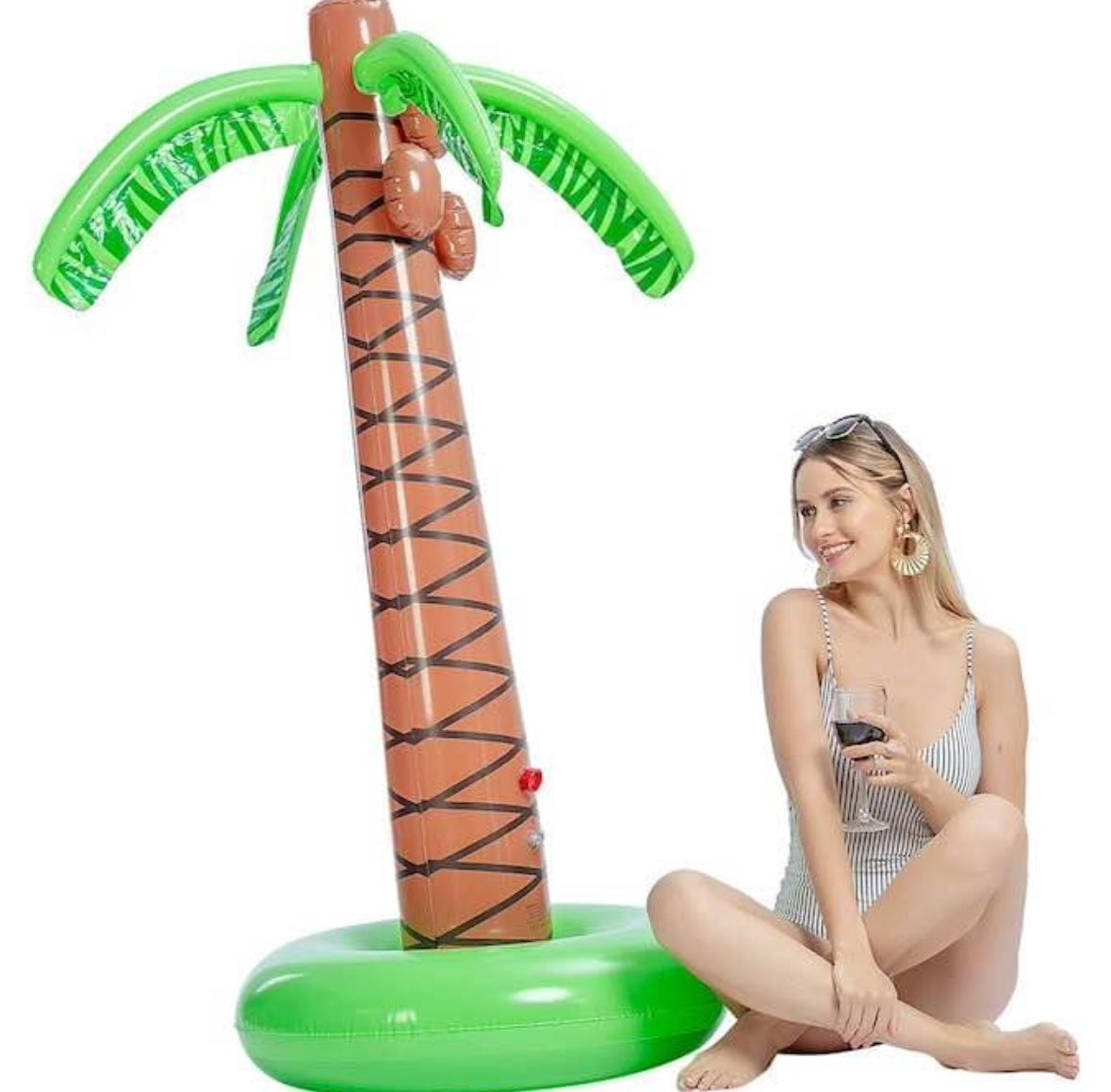 Inflatable sprinkler sprayer