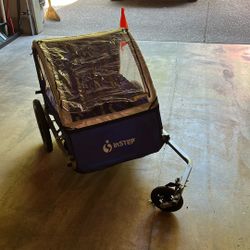 in step bike stroller