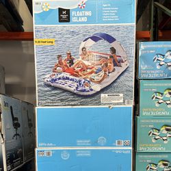 Members Mark Floating Island With Canopy Brand New In Box 
