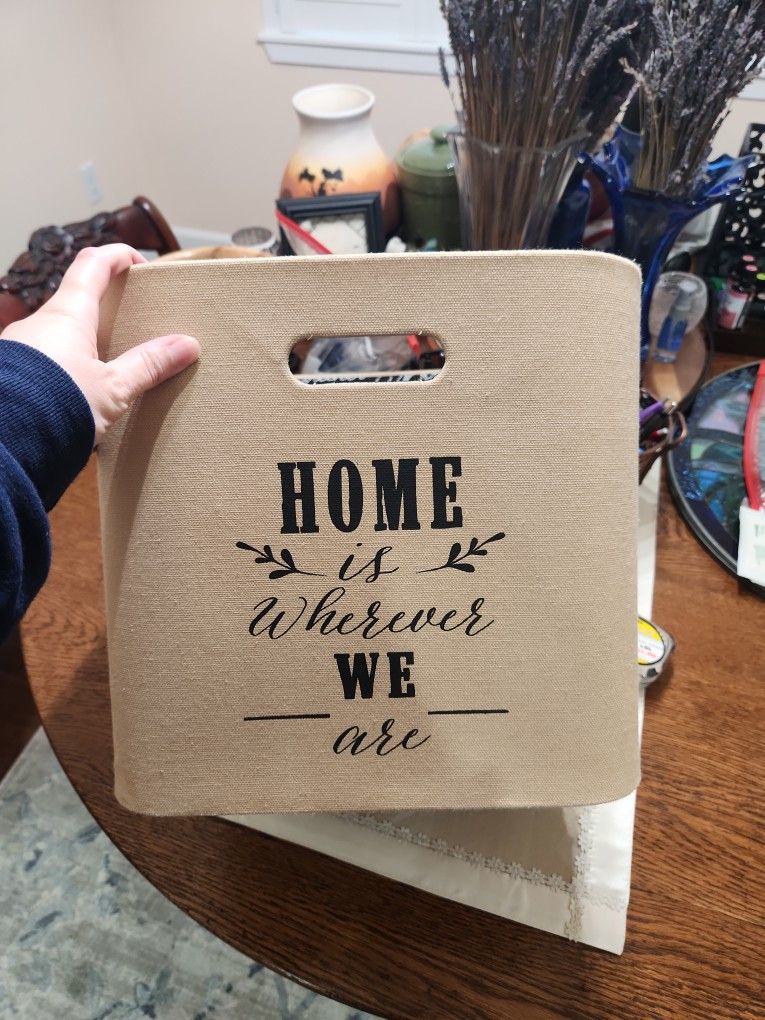 Decorative Storage Tote (Hard Sides)