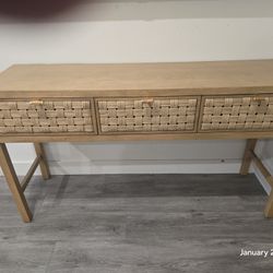 Bamboo Drawer TV STAND With DRAWERS