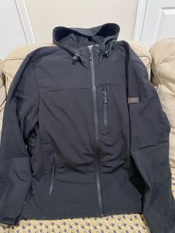 ZX BLK zeroxposure Men’s Rain Jacket Size Large