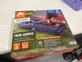 Brand new never used twin sized air mattress