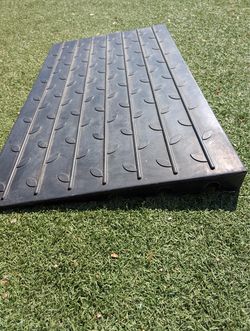 Electriduct 2.5" Non Slip Rubber Threshold Ramp