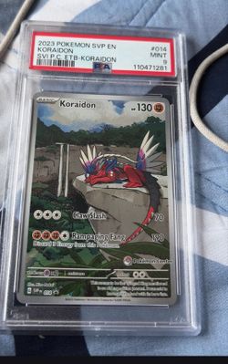 Pokemon center Koraidon psa 9