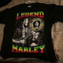 Men’s XL bob Marley  reggae Shaka shirt
