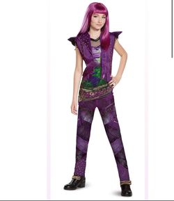 Disney Descendants 2 Girl's Licensed Deluxe Mal Costume