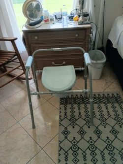 Brand new handicap toilet.