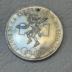 1968 Mexico Olympics Coin 