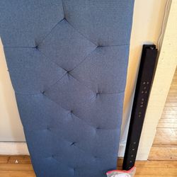 Twin Fabric Headboard Wall Mount Or Free Stand 