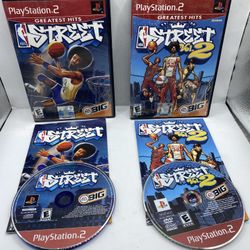NBA Street 1 & 2 PlayStation 2 PS2 2003 CIB  Tested & Working Retro Basketball 