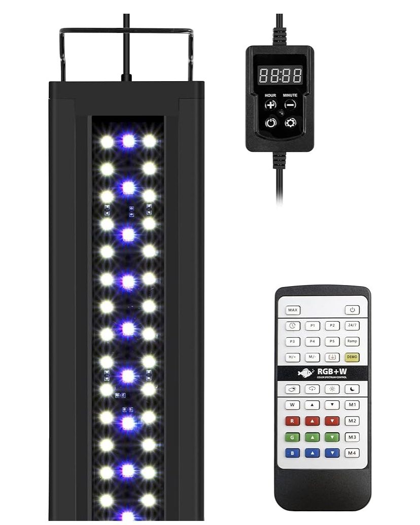 NICREW RGB + W 24/7 LED Aquarium Light With Controller